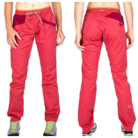 LA SPORTIVA Womens Small Garnet/Beet Temple Climbing Hiking Pants - Picture 1 of 11